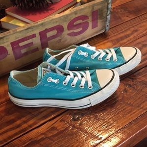 Teal Converse All ⭐️ Star Sneakers